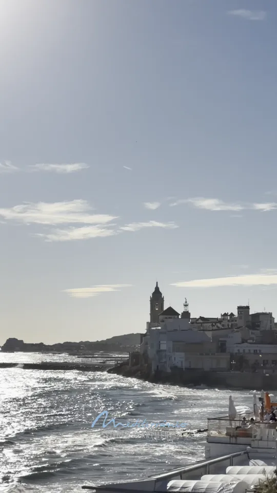 Sant Bartomeu across the bay, late light