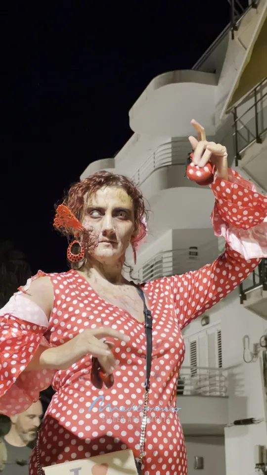 Flamenco zombie dancing